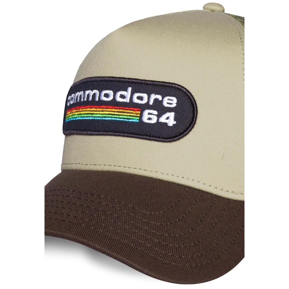 Commodore 64 - Logo Trucker pet - Groen/Creme
